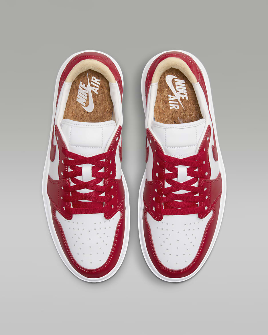 Nike red and white women's shoes top